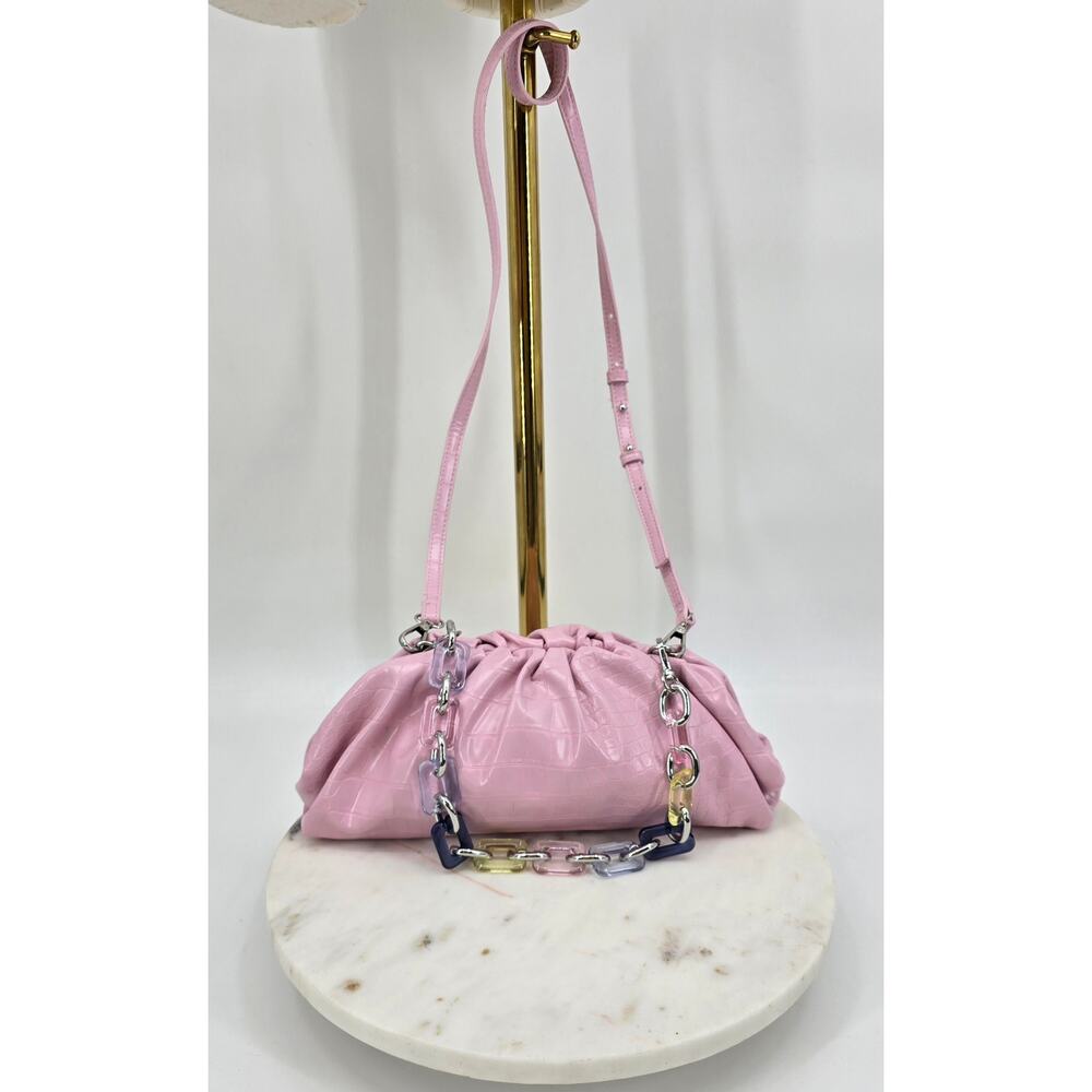 INC International Concepts Pink Gathered Shoulder‎ Bag